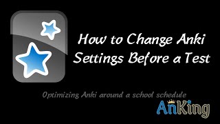 How to Change Anki Settings Before a Test including the Exam Notifier Addon [upl. by Moriah]