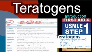 Teratogens Introduction in HindiUrdu by first aid for USMLE step 1 [upl. by Callean503]