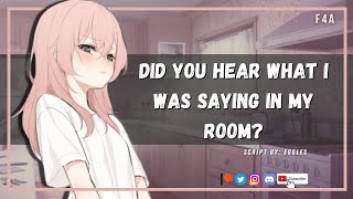 🎧 Shy Roommate Gets Flustered After You Overhear Her Confession Accidental Confession Shy 【F4A】 [upl. by Theodosia817]