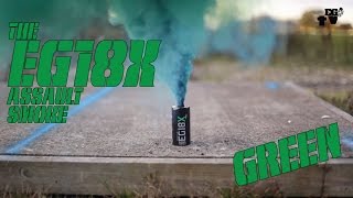 Enola Gaye EG18X Green Smoke Grenade [upl. by Gnues]