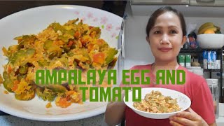 AMPALAYAEGG AND TOMATO na mas pinasarap asianfood latest OFWDISKARTECOOKINGIDEAS [upl. by Asetal253]