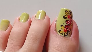 TOENAIL  Diseño de uñas para pies elegantes♥️ Uñas 2024 Tendencia [upl. by Hakvir]