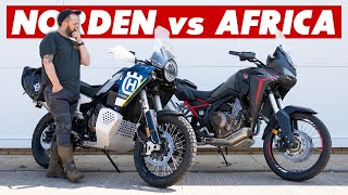 Husqvarna Norden 901 Expedition vs Honda Africa Twin 1100 Which Is Better [upl. by Llemart574]