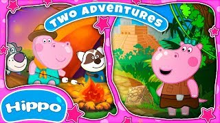 Hippo 🌼 Deux aventures 🌼 Aventures scoutes amp Voyage à la cité perdue 🌼 Jeu pour les enfants [upl. by Favianus]