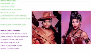 Money Success Fame Glamour Glam Rock Mix Drag Race All Stars Lyrics [upl. by Ade187]