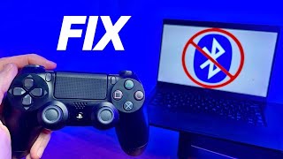 PS4 Controller Wont Connect on PC Fix Bluetooth PAIRING Error [upl. by Alf]