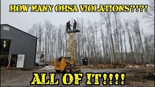 CUSTOM SKID STEER SCISSOR LIFTFROM THE DUMP [upl. by Draw492]