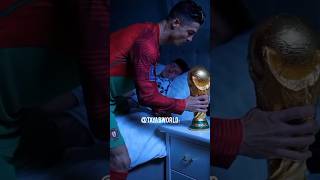 Ronaldo steals world cup shorts viralshorts shortsfeed cr7 messi cristianoronaldo [upl. by Weissmann]