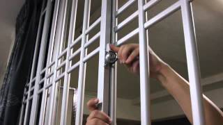 How aluminium window grilles can be open easily [upl. by Ateekal]