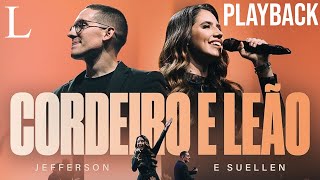 Cordeiro e Leão  Jefferson e Suellen Playback Letra [upl. by Otsedom]