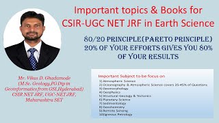 Important topics amp Books for CSIRUGC NET JRF in Earth Science [upl. by Milford]