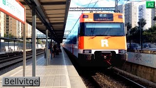 Bellvitge R2  Rodalies Barcelona  Renfe 448  Civia  447  470  450  451  252 [upl. by Yelha]