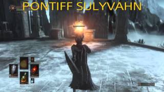 DARK SOULS 3 ILLUSORY WALLS PONTIFF SULYVAHN [upl. by Killian]