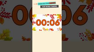 Fall leaves timer with music and alarm shorts falltimer classroomtimer [upl. by Amathist917]