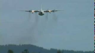 Coast Guard C130 Hercules takeoff flyby [upl. by Boyer]