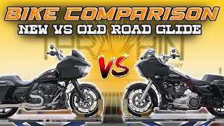 HarleyDavidson Road Glide Bike Comparison  New vs Old Is The 2024 Better [upl. by Alvord359]