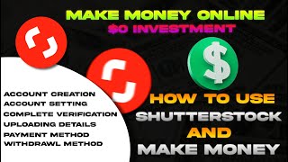 How To Earn From Shutterstock  How To Create Account On Shutterstock  Make Money Online [upl. by Naval]