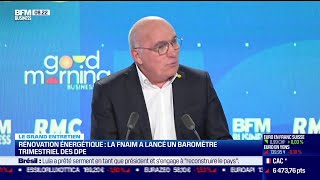 LoÏc Cantin Fnaim  La Fnaim a lancé un baromètre trimestriel des DPE [upl. by Keyte471]