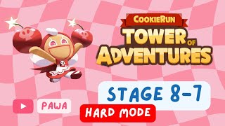 COOKIERUN  TOWER OF ADVENTURES HARD Stage 87 Treasure amp Jelly Bear Locations  PAWA [upl. by Kylie891]