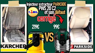 LIDL INJECTEUR EXTRACTEUR PARKSIDE ET SON DEFAUT [upl. by Nanerb]