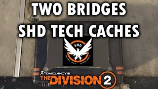 Division 2  Two Bridges  SHD Tech Cache Locations [upl. by Yonina]