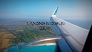 IRL AER LINGUS A321neo  Morning landing in Dublin  EIDW [upl. by Liatnahs]