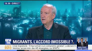 quotIl y a un décrochage des peuples par rapport à lidée européennequot estime Hubert Védrine [upl. by Ailel]