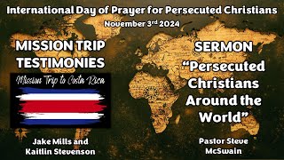 Persecuted Christians Around the World  11324 Sunday  Pastor Steve McSwain  Hope Baptist Church [upl. by Adamik]