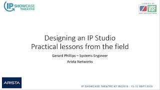 Designing an IP Studio  Some Practical Lessons From the Field [upl. by Aynnek]