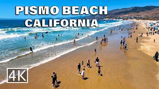 4K Pismo Beach  California USA  Walking Tour [upl. by Enyahs]