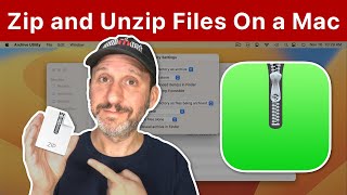 Zip and Unzip Files On a Mac [upl. by Vachil458]