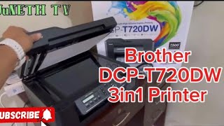 DCT720DW 3in1 printer unboxing review scan photocopy print [upl. by Araid]