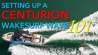 Setting up a Centurion Wakesurf Wave 101 [upl. by Koehler]