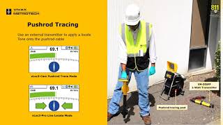 VivaxMetrotech vLoc3Cam Sonde Locator How to locate sondes and pushrod [upl. by Arbed]