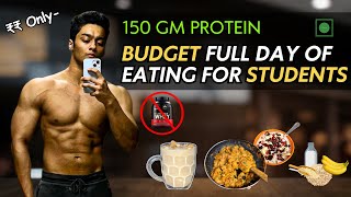 LOWEST Budget Diet Plan for College Students  150 GM Protein No Supplement for Bulking [upl. by Karsten526]