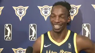 Hasheem Thabeet interview at Mad Ants media day on 103119 [upl. by Lanor]