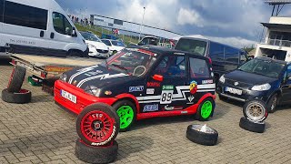 Fiat Cinquecento 12 16v  Motorsport Arena Oschersleben 15102023 Oldtimer Trackdays [upl. by Llerad659]