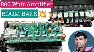 ttc 5200 transistors audio amplifier boards 800 watt Mono [upl. by Maxentia]