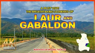 Relaxing Road Trip  Laur and Gabaldon in Nueva Ecija Napakaganda  Philippines  4K [upl. by Jempty367]