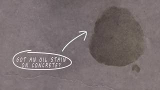 Oil amp Grease Stain Remover for Concrete by Consolideck® [upl. by Entruoc246]