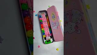 amazing stationery collection filling pencil items eraser sharpener school haul cute stationery [upl. by Malissia]