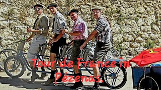 Long Live the tour de France in Pezenas in France en voyage [upl. by Adnalro]