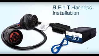 How to Install Geotabs 9Pin THarness Heavy Duty Fleet Tracking Device [upl. by Sivram]