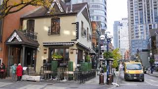 Toronto YORKVILLE village in Downtown Toronto  Canada Travel 4k [upl. by Hibbert]