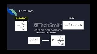 Distribución Chi cuadrado y Distribución F [upl. by Tutankhamen]