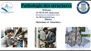 Cours Pathologie des structures Chapitre 2Evaluation et diagnostic des structures en béton [upl. by Sims]