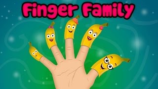 Banana Finger Family Song  Finger Family Songs for kids  Finger Family [upl. by Eno]