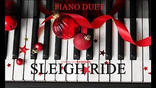 CHRISTMAS MUSIC  SLEIGH RIDE PIANO DUET VERSION [upl. by Clifton]