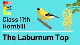 The Laburnum Top Class 11 English Hornbill Poem 2 Explanation with literary devices  IN ENGLISH [upl. by Dotty]