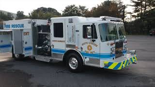 South Lynches Fire Departments new KME Custom Pumper [upl. by Anilyx]